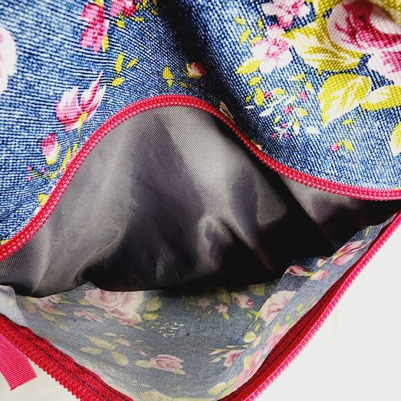 Trans By Jansport  Pink Floral Rose Big Student College Backpack Lots of Pockets - Picture 13 of 15